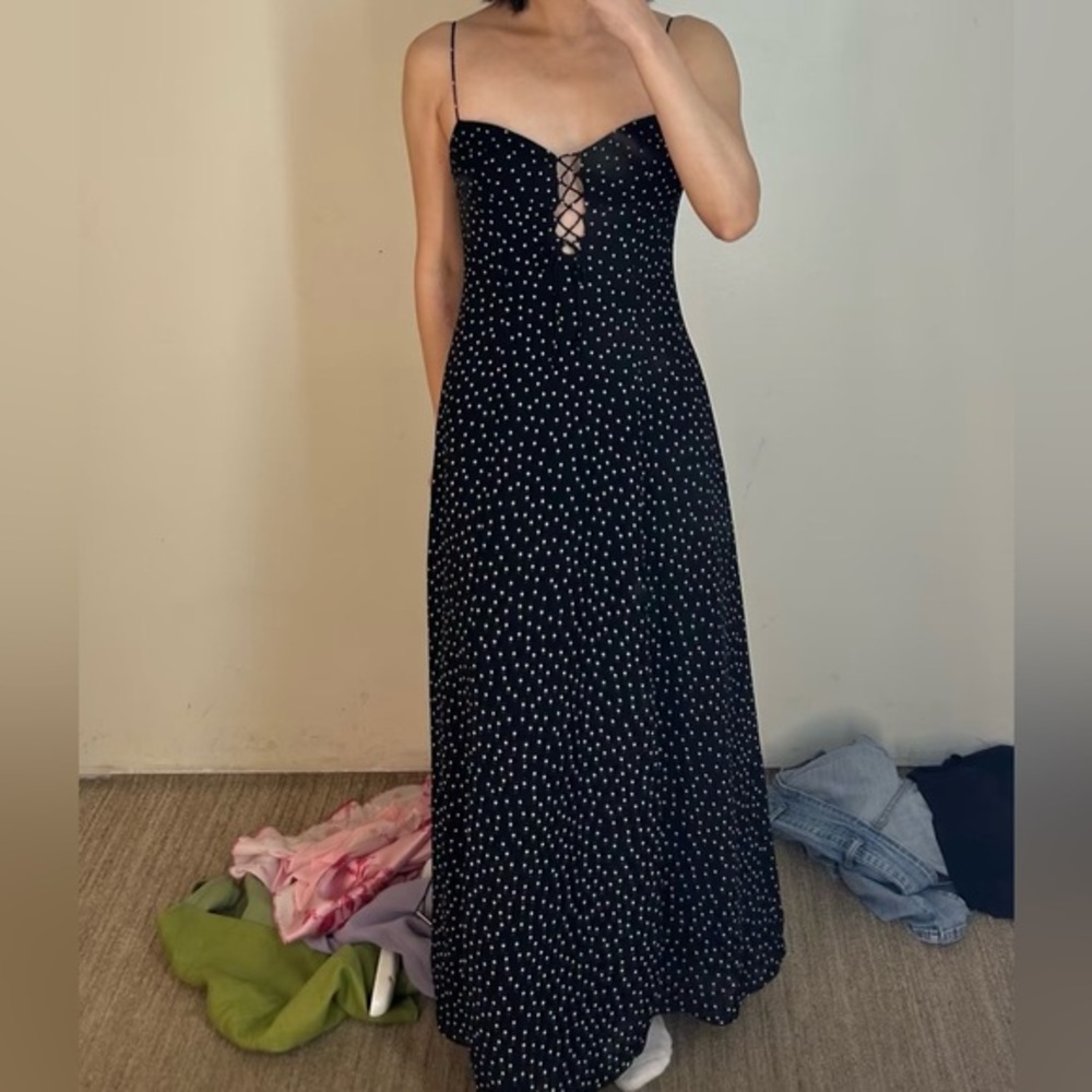 NWOT 🖤Reformation Emely Dress Selene